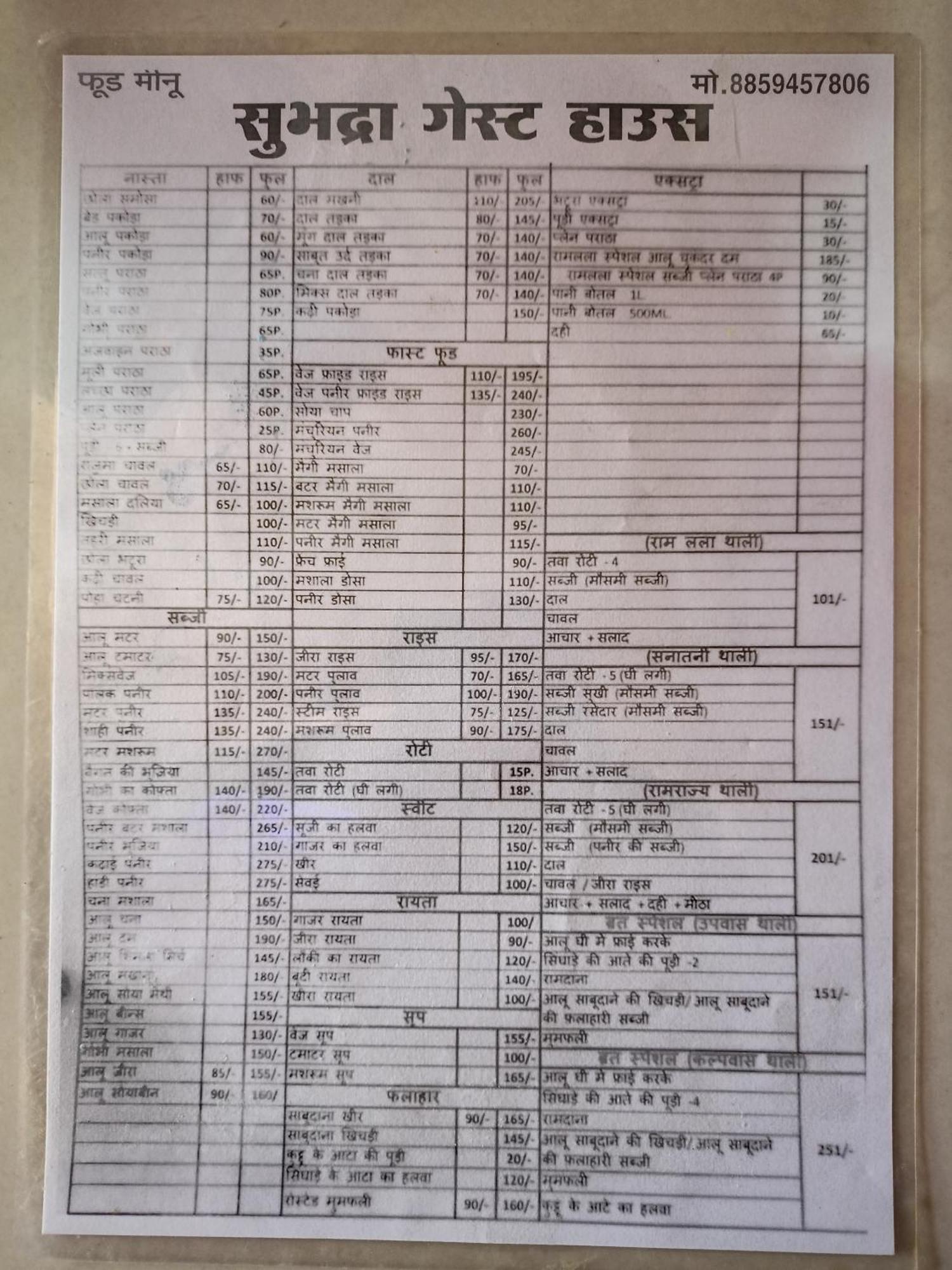 Hotel Sgh Subhadra Guest House Ayodhya Eksteriør billede